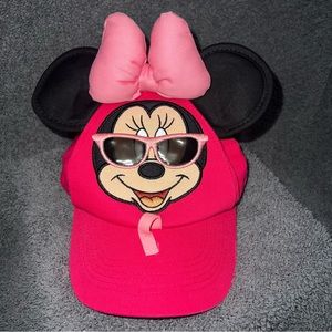 Toddler girls Minnie Mouse hat